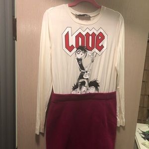 Love Moschino Rock Guitar dress